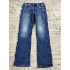 Mutual Weave‎ Bootcut Jeans Mens 30x32 Blue Dark Wash Denim The Bootcut